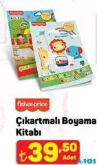 FİSHER-PRİCE ÇIKARTMALI BOYAMA KİTABI